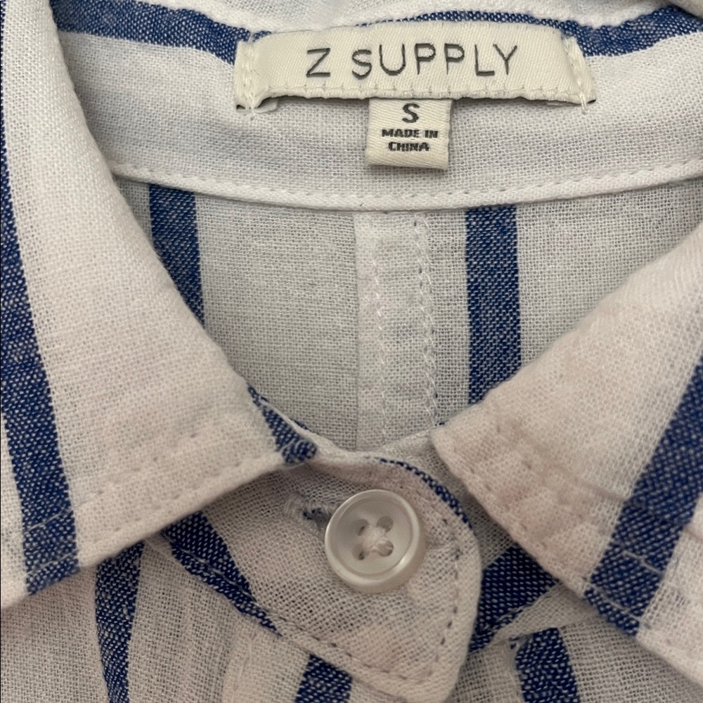 Zsupply PERFECT LINEN STRIPED TOP - Picture 9 of 9